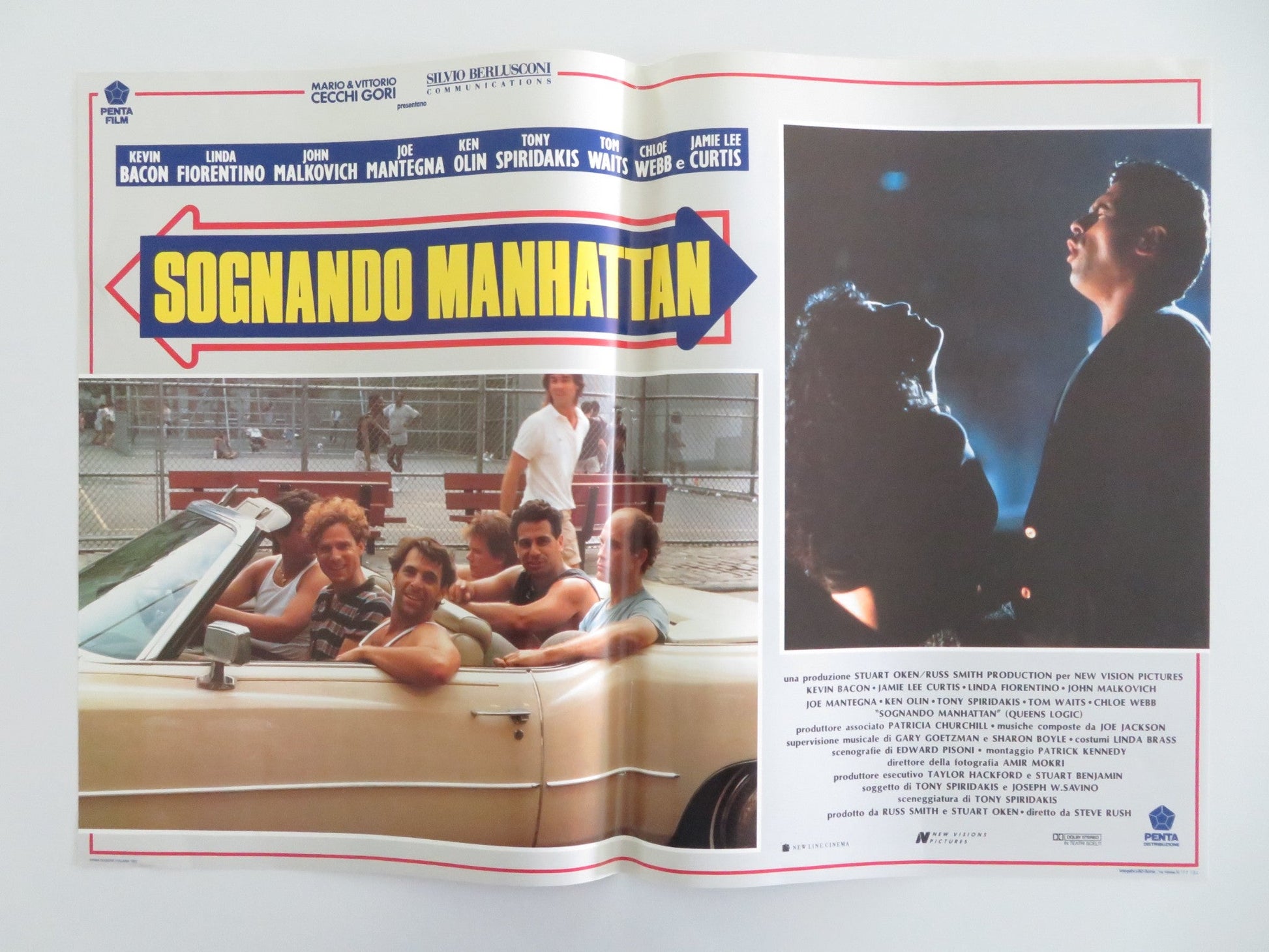 Queens Logic Italian Fotobusta Poster Kevin Bacon John Malkovich 1991 Movie posters