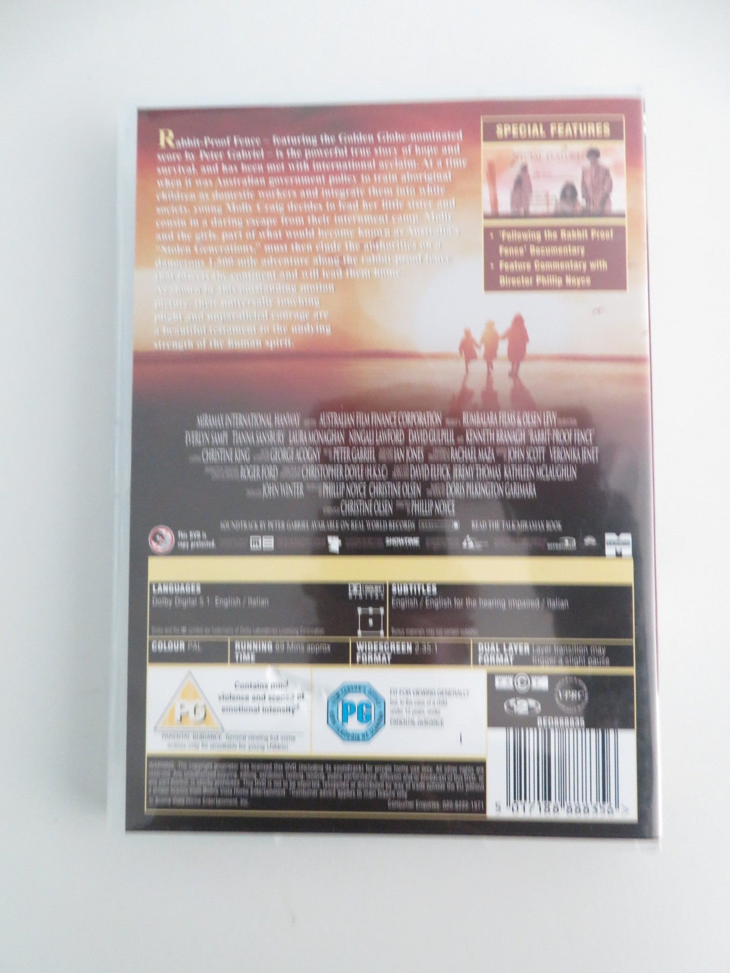 Rabbit - Proof Fence (DVD) Kenneth Branagh Jason Clarke 2002 Region 2 Movie posters