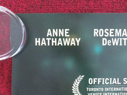 RACHEL GETTING MARRIED UK QUAD ROLLED POSTER ANNE HATHAWAY SEBASTIAN STAN 2008 - Rendezvous Cinema