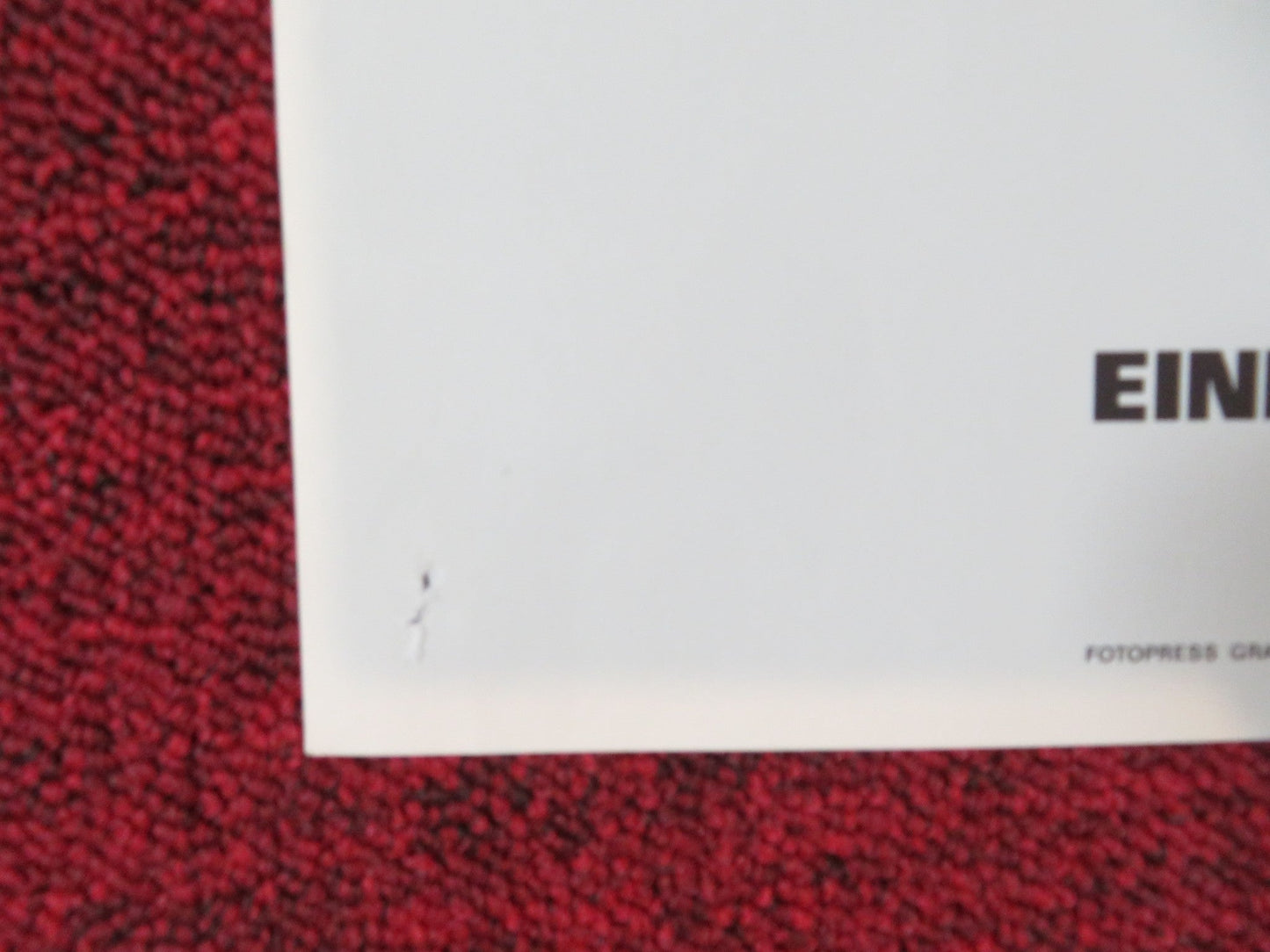 RACHEL, RACHEL GERMAN A1 POSTER FOLDED JOANNE WOODWARD JAMES OLSON 1968 Rendezvous Cinema Movie posters