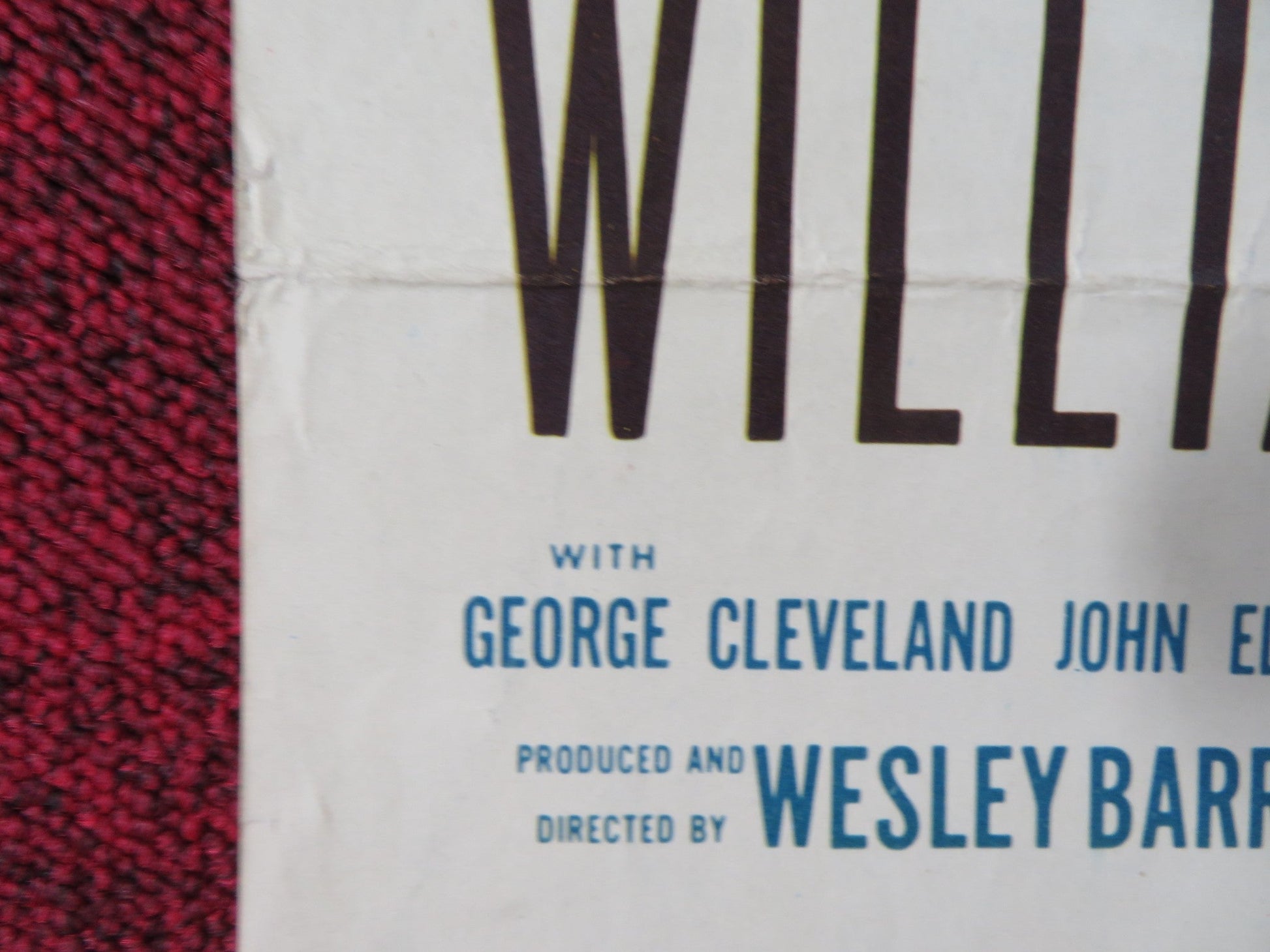 RACING BLOOD US INSERT POSTER BILL WILLIAMS JEAN PORTER 1954 Rendezvous Cinema Movie posters