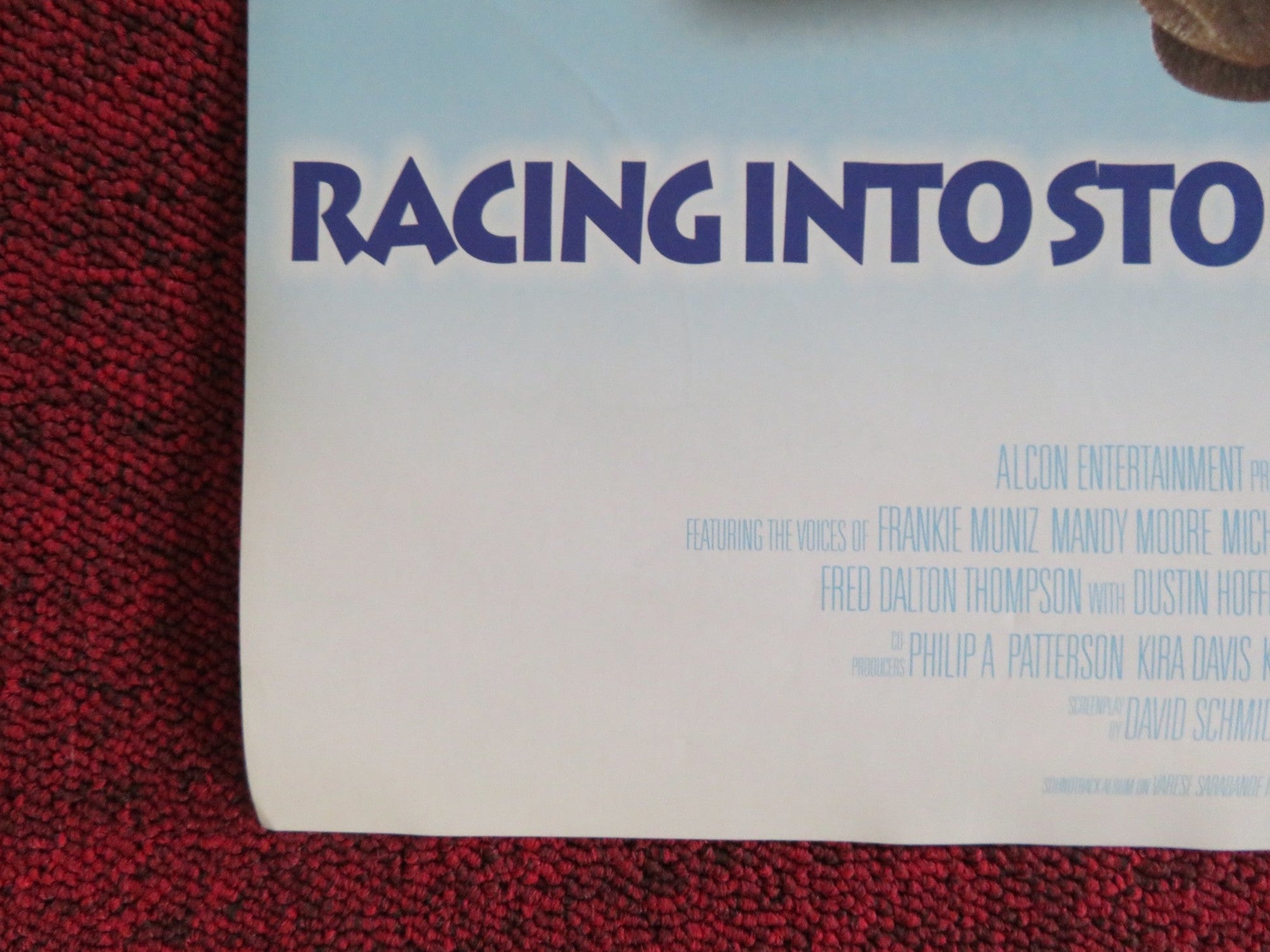 RACING STRIPES DVD & VHS VIDEO POSTER SNOOP DOGG DUSTIN HOFFMAN 2005 Rendezvous Cinema Movie posters