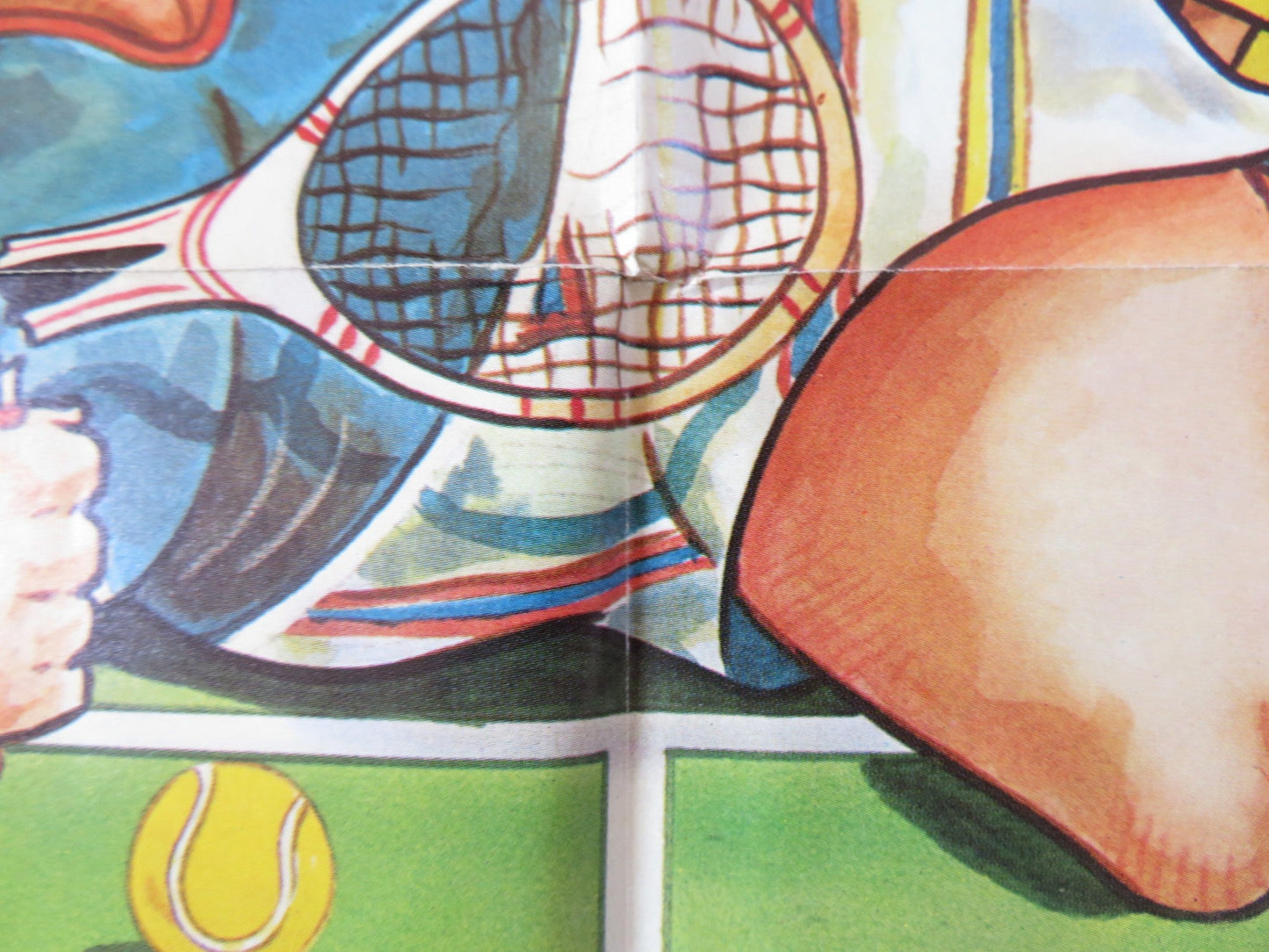 RACQUET FOLDED US ONE SHEET POSTER BERT CONVY EDIE ADAMS 1979 Rendezvous Cinema Movie posters