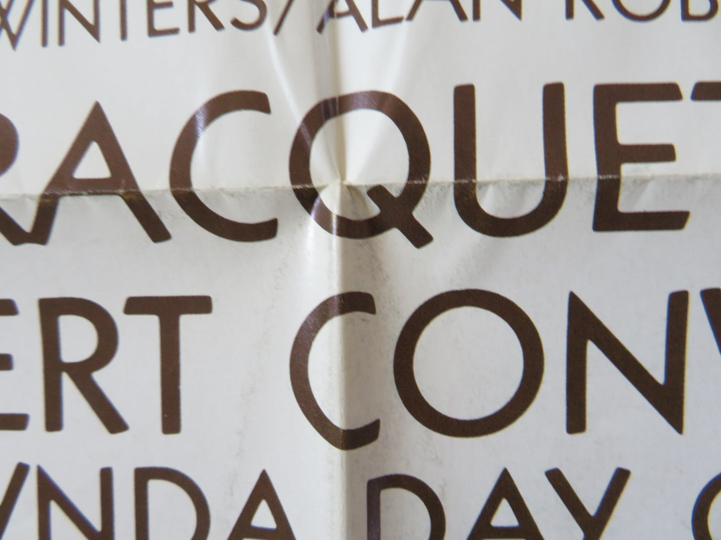 RACQUET FOLDED US ONE SHEET POSTER BERT CONVY EDIE ADAMS 1979 Rendezvous Cinema Movie posters