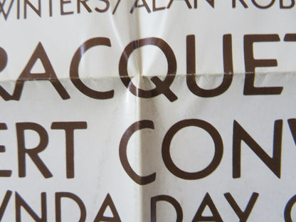 RACQUET FOLDED US ONE SHEET POSTER BERT CONVY EDIE ADAMS 1979 Rendezvous Cinema Movie posters