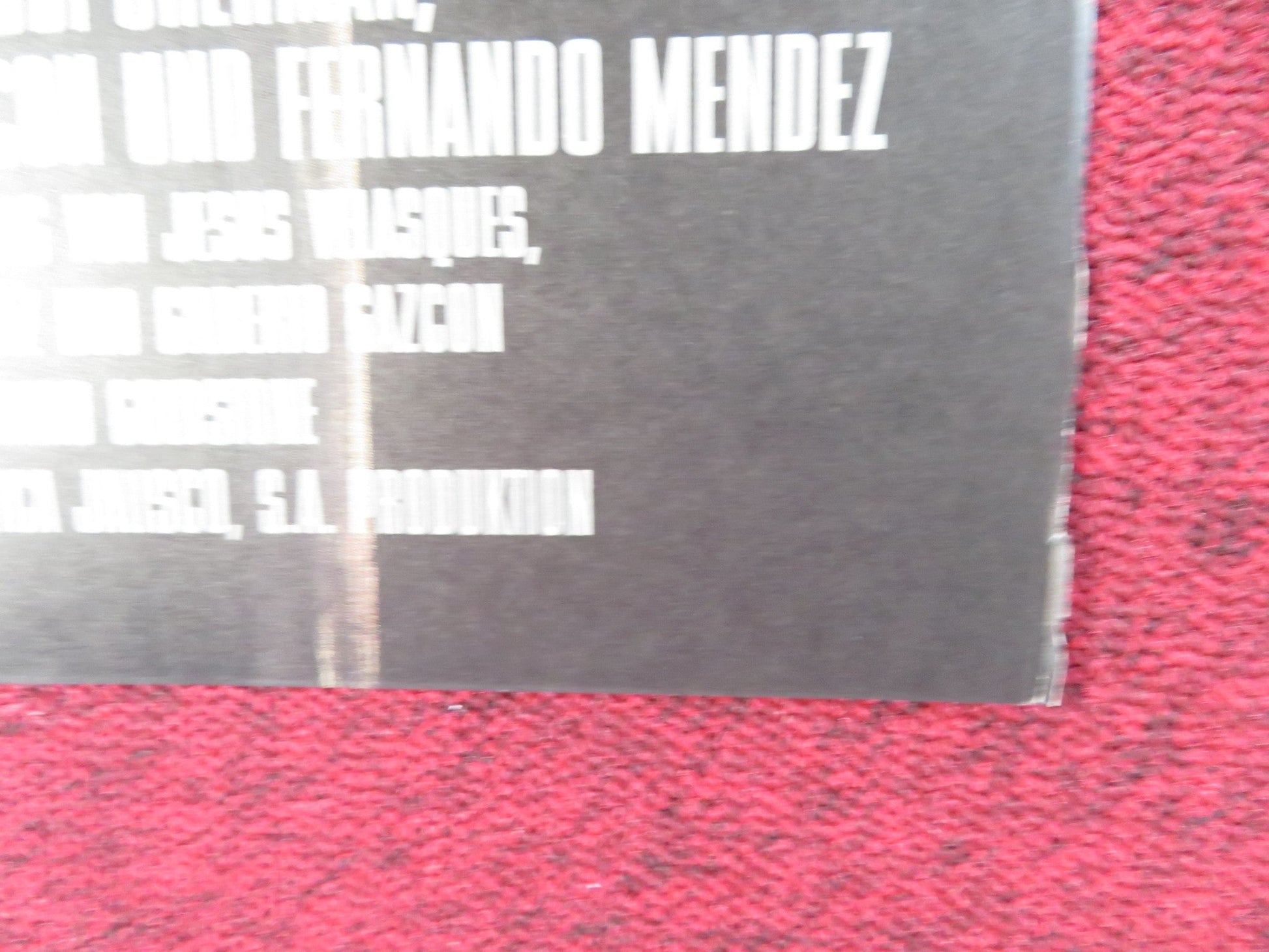 RAGE GERMAN A1 POSTER FOLDED GLEN FORD STELLA STEVENS 1967 Rendezvous Cinema Movie posters