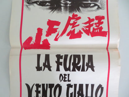 RAGE OF WIND ITALIAN LOCANDINA POSTER SING CHEN KURATA 1973 Movie posters