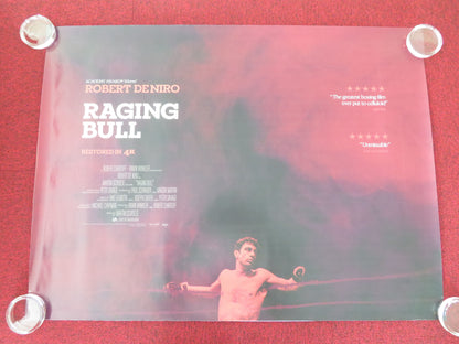 Raging Bull - 4K Restoration UK Quad Rolled Poster Robert De Niro Joe Pesci 1980 Movie posters
