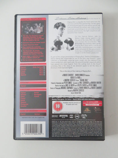 Raging Bull - Special Edition (DVD) Robert De Niro Joe Pesci 1980 Region 2 Movie posters