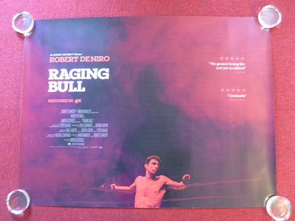 RAGING BULL UK QUAD ROLLED POSTER ROBERT DE NIRO JOE PESCI R2023 Rendezvous Cinema Movie posters