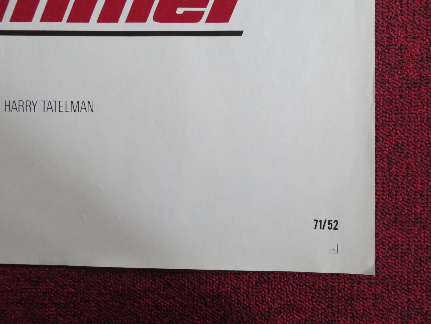 RAID ON ROMMEL FOLDED US ONE SHEET POSTER RICHARD BURTON JOHN COLICOS 1971 Rendezvous Cinema Movie posters