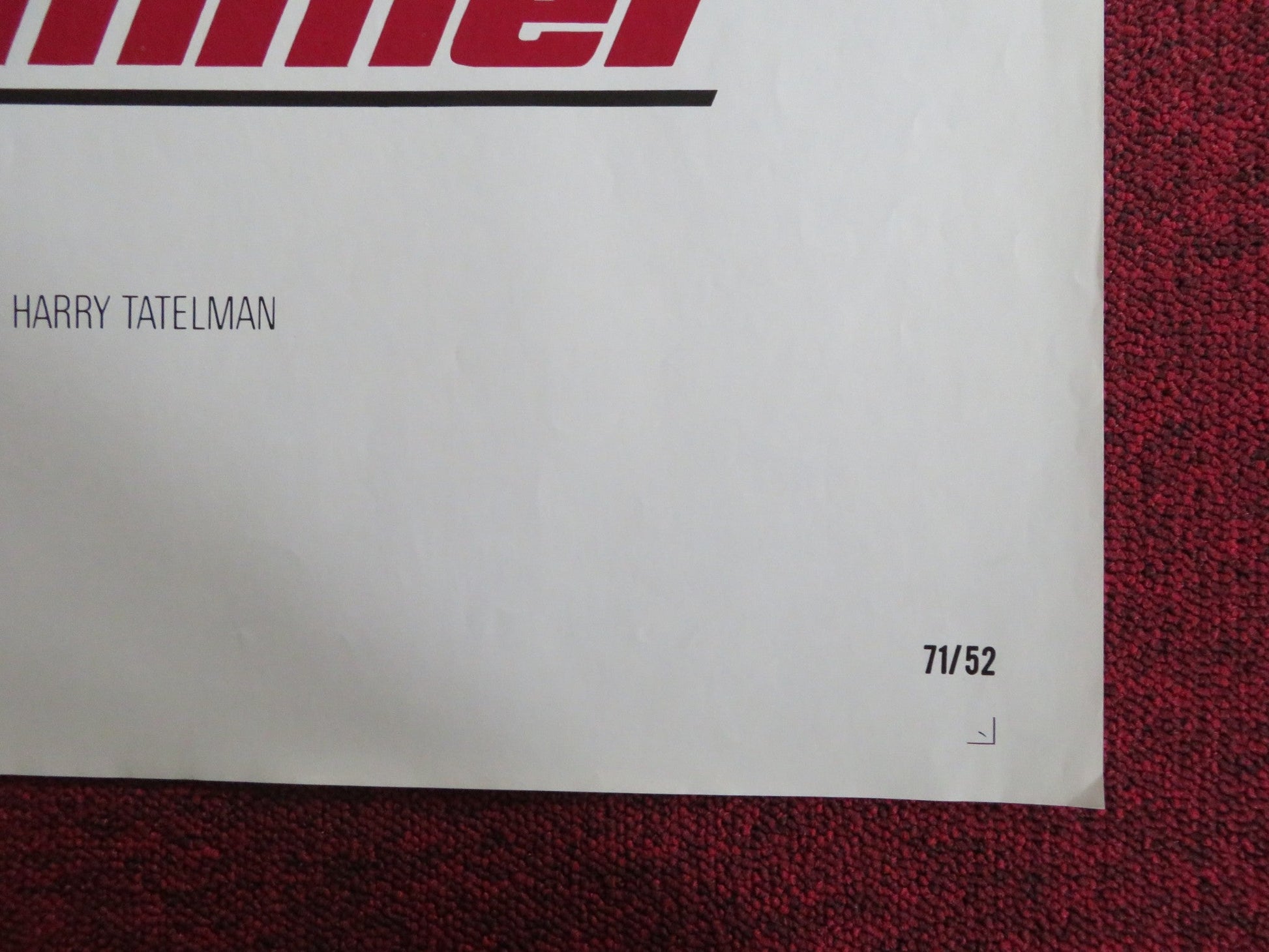 RAID ON ROMMEL FOLDED US ONE SHEET POSTER RICHARD BURTON JOHN COLICOS 1971 Rendezvous Cinema Movie posters