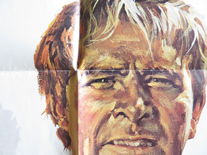 RAID ON ROMMEL FOLDED US ONE SHEET POSTER RICHARD BURTON JOHN COLICOS 1971 Rendezvous Cinema Movie posters