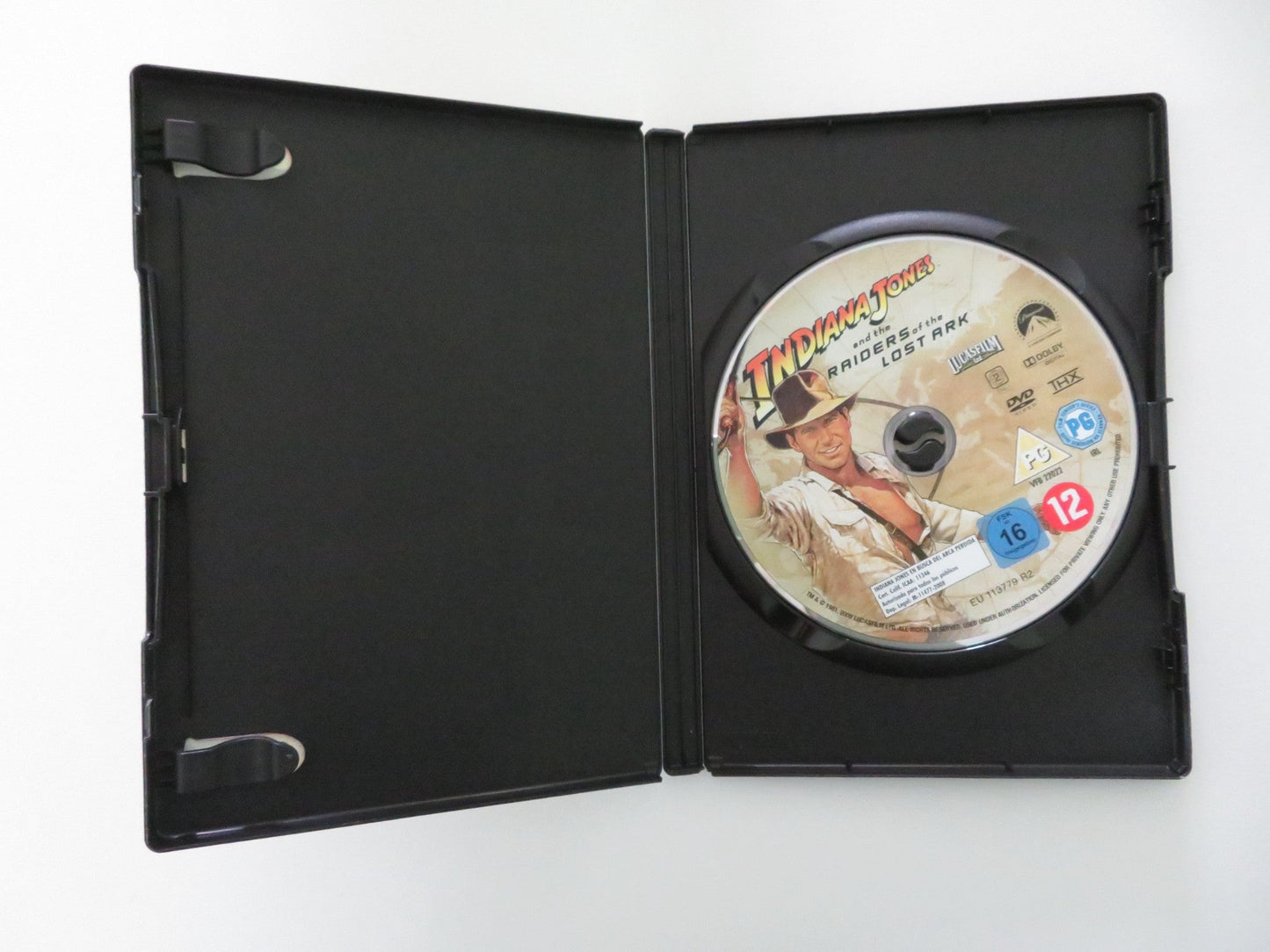 Raiders of the Lost Ark (DVD) Indiana Jones Harrison Ford 1981 Region 2 Movie posters