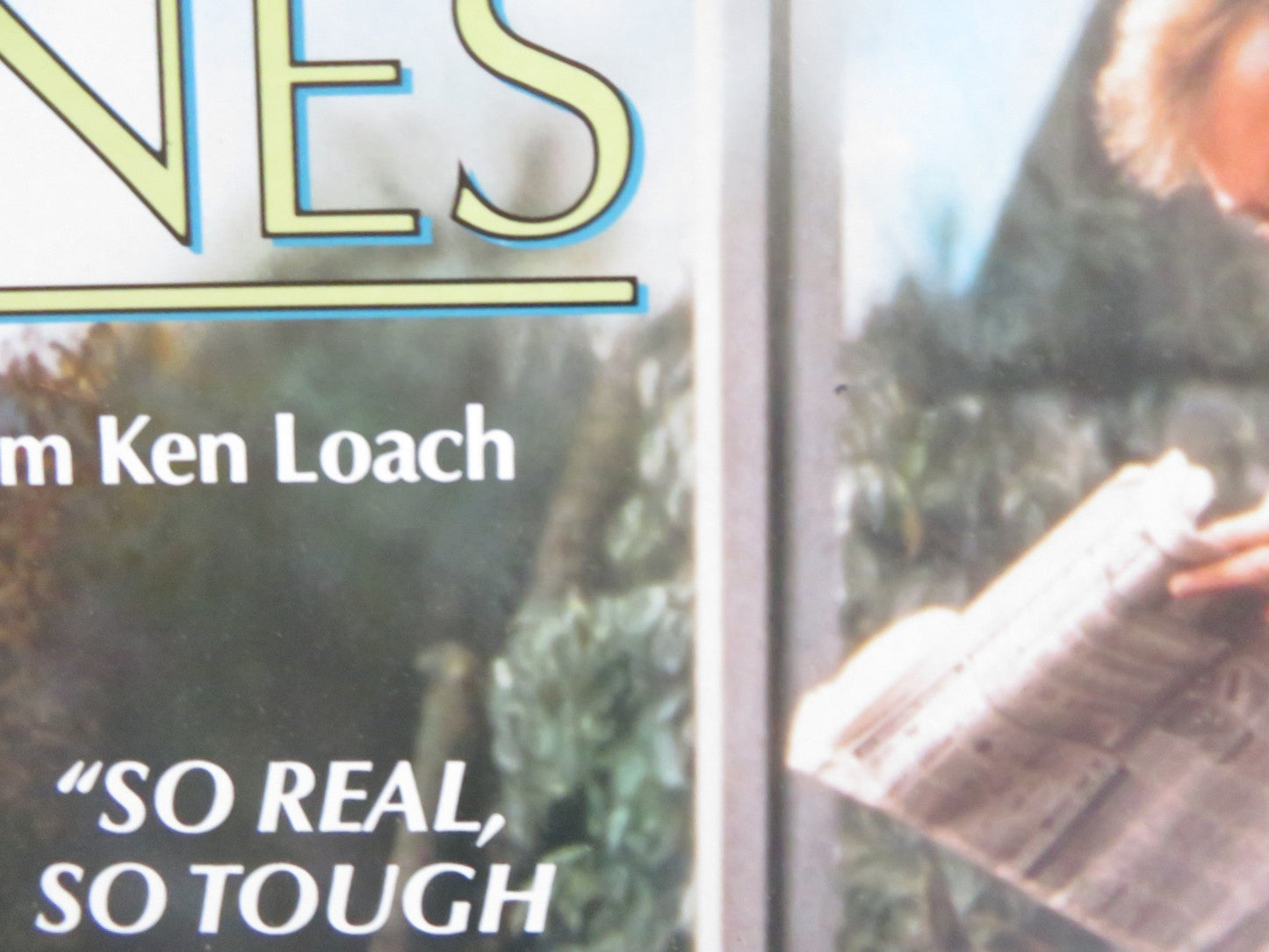 RAINING STONES VHS VIDEO POSTER KEN LOACH BRUCE JONES RICKY TOMLINSON 1993 Rendezvous Cinema Movie posters