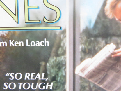 RAINING STONES VHS VIDEO POSTER KEN LOACH BRUCE JONES RICKY TOMLINSON 1993 Rendezvous Cinema Movie posters