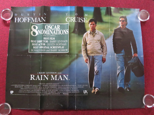 RAINMAN UK QUAD ROLLED POSTER TOM CRUISE DUSTIN HOFFMAN 1988 Rendezvous Cinema Movie posters
