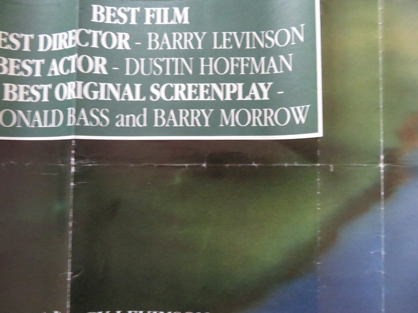 RAINMAN UK QUAD ROLLED POSTER TOM CRUISE DUSTIN HOFFMAN 1988 Rendezvous Cinema Movie posters