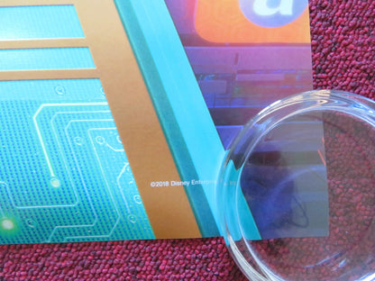 RALPH BREAKS THE INTERNET - A US ONE SHEET ROLLED POSTER DISNEY J C. REILLY 2018 Rendezvous Cinema Movie posters