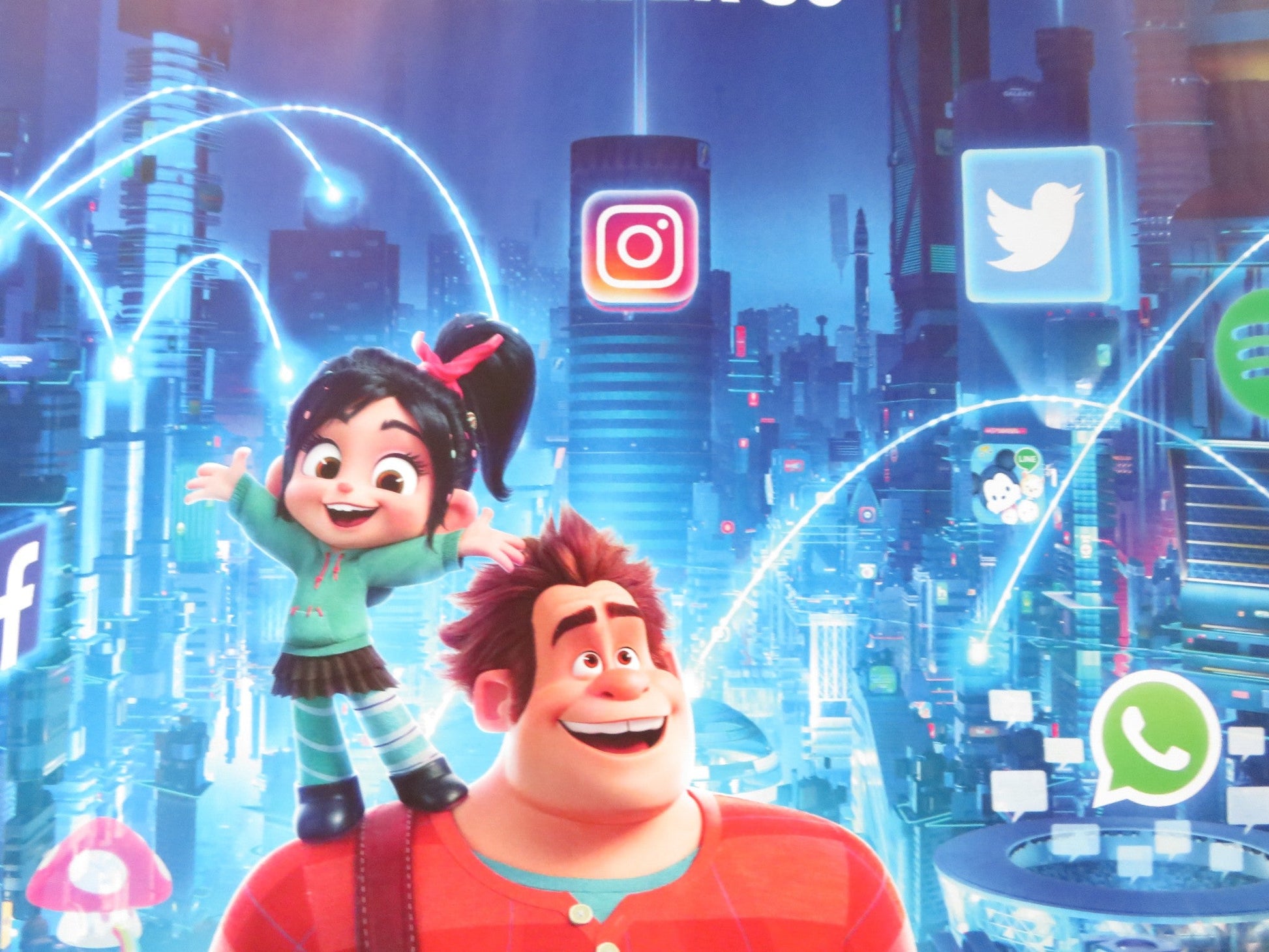 RALPH BREAKS THE INTERNET UK QUAD ROLLED POSTER JOHN C. REILLY S. SILVERMAN 2018 Rendezvous Cinema Movie posters