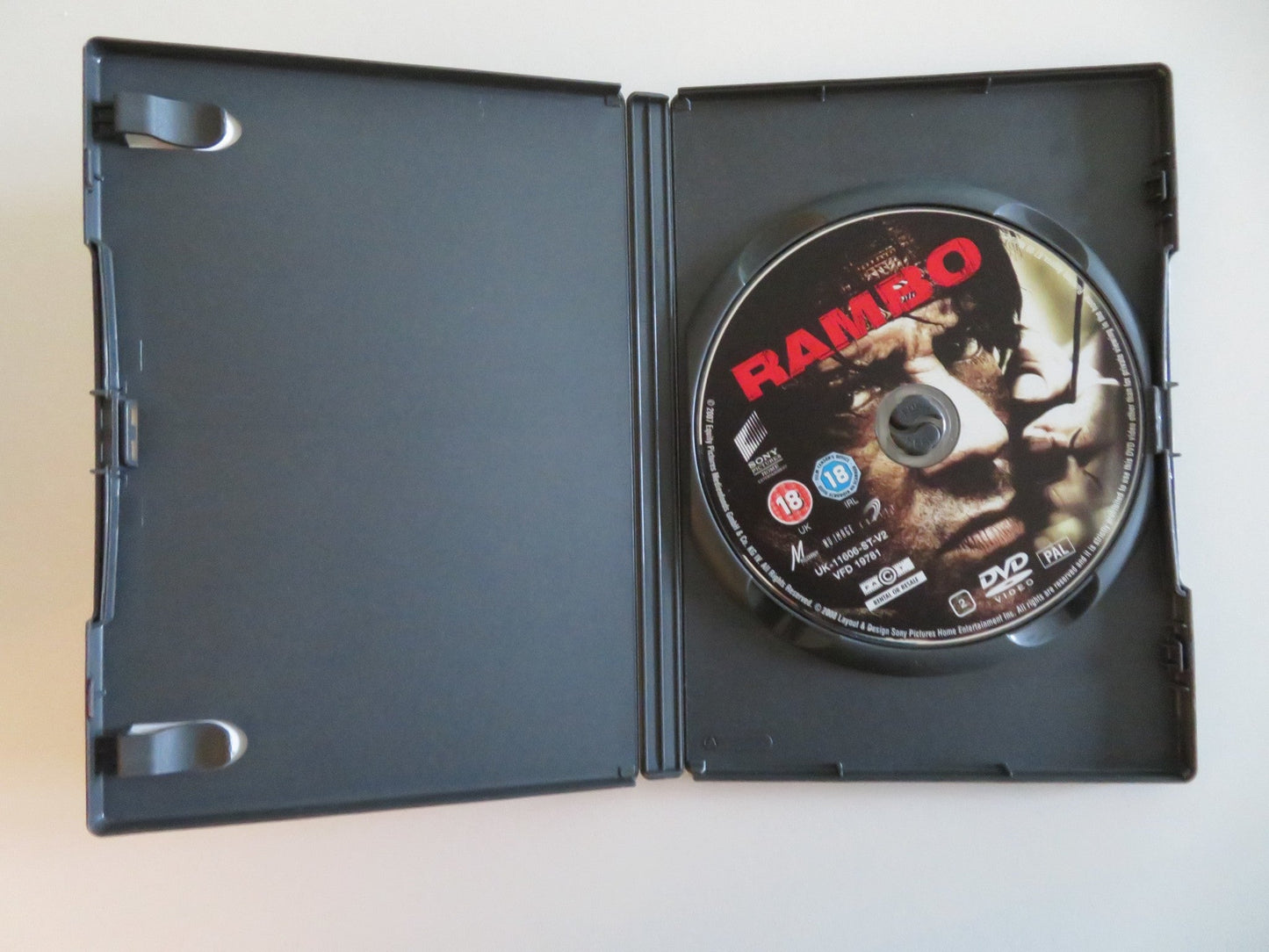 RAMBO (DVD) SYLVESTER STALLONE JULIE BENZ 2008 REGION 2 Movie posters