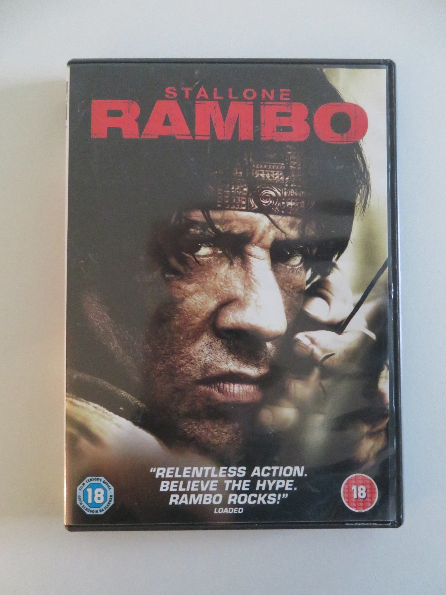 RAMBO (DVD) SYLVESTER STALLONE JULIE BENZ 2008 REGION 2 Movie posters