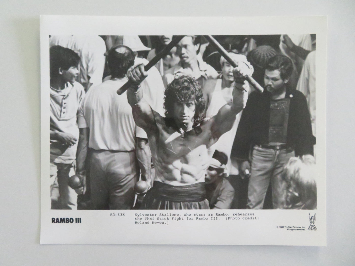 RAMBO III MOVIE STILL PHOTO LOT OF 6 SYLVESTER STALLONE RICHARD CRENNA 1988 Movie posters