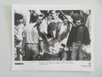 RAMBO III MOVIE STILL PHOTO LOT OF 6 SYLVESTER STALLONE RICHARD CRENNA 1988 Movie posters