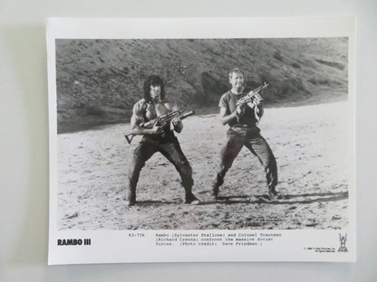 RAMBO III MOVIE STILL PHOTO LOT OF 6 SYLVESTER STALLONE RICHARD CRENNA 1988 Movie posters