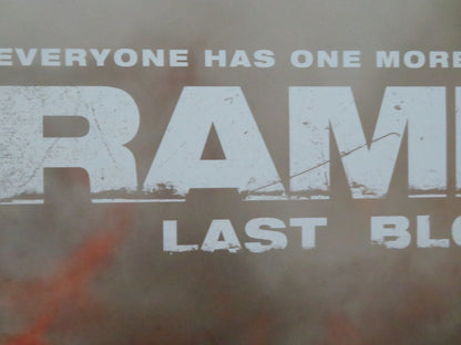 RAMBO: LAST BLOOD - B UK QUAD ROLLED POSTER SYLVESTER STALLONE PAZ VEGA 2019 Movie posters