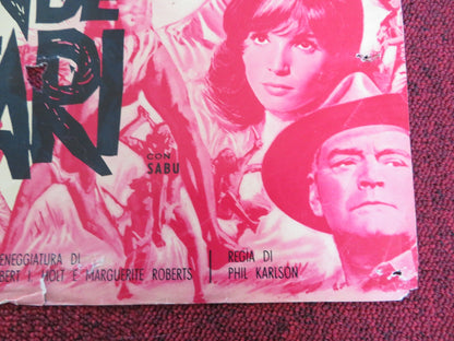 RAMPAGE - C ITALIAN FOTOBUSTA POSTER ROBERT MITCHUM ELSA MARTINELLI 1963 Rendezvous Cinema Movie posters