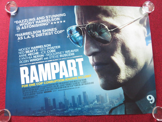 RAMPART UK QUAD ROLLED POSTER WOODY HARRELSON JON BERNTHAL 2011 Rendezvous Cinema Movie posters
