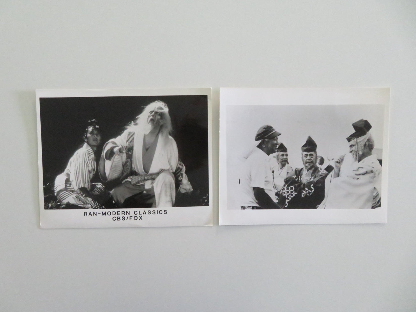 RAN MOVIE STILL PHOTO LOT OF 2 TATSUYA NAKADAI AKIRA TERAO 1985 Movie posters