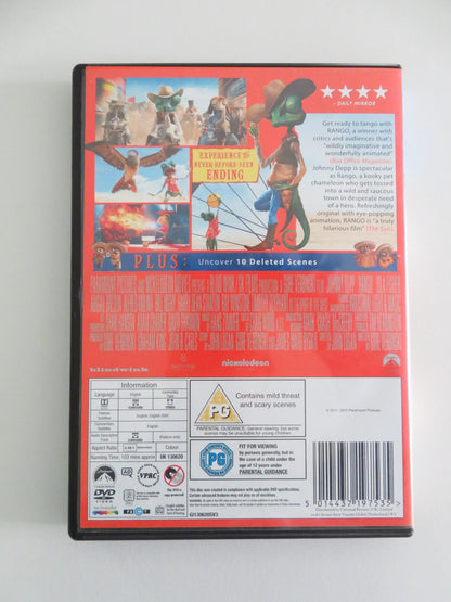 RANGO (DVD) JOHNNY DEPP ISLA FISHER 2011 REGION 2 Movie posters