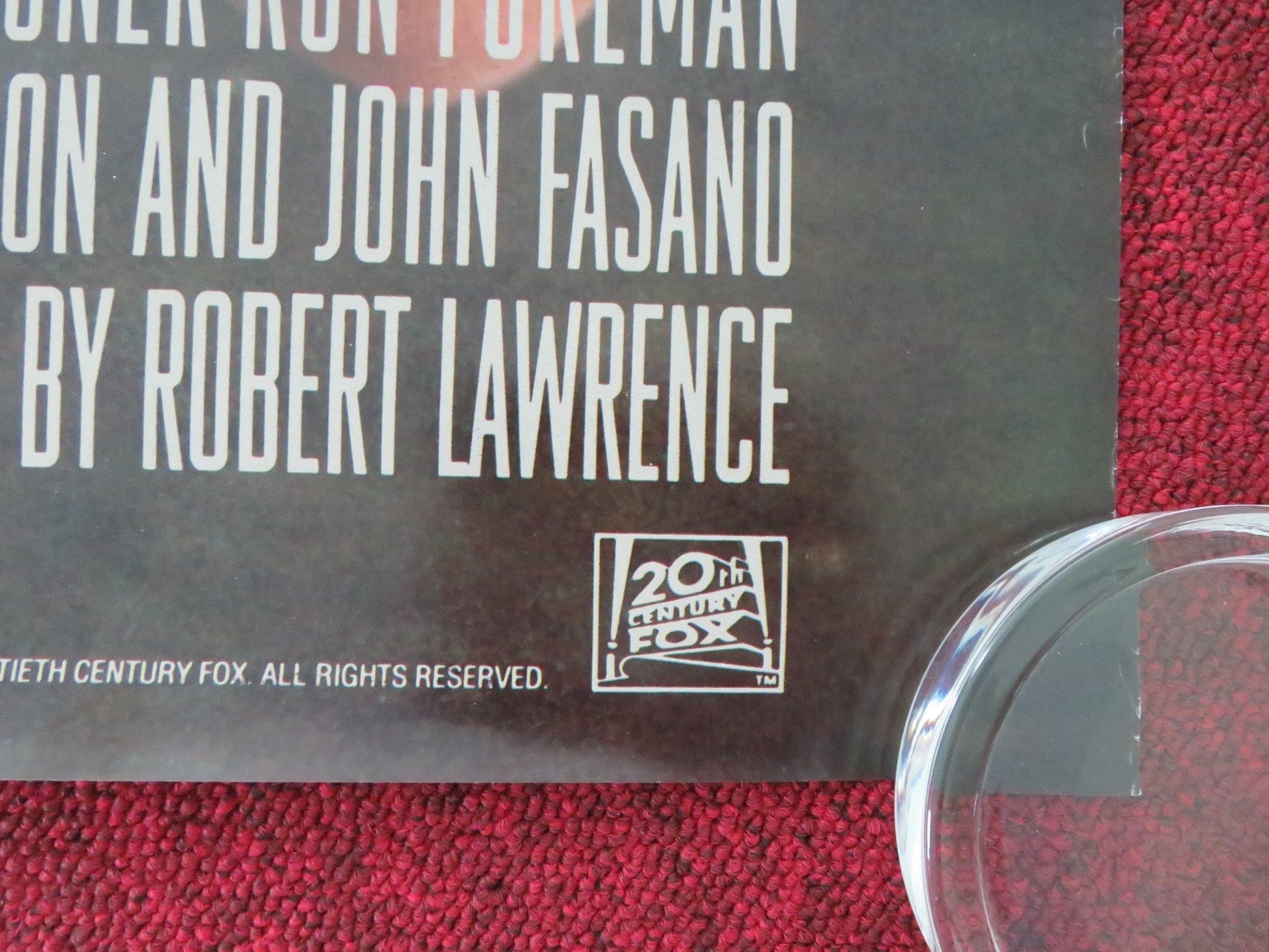 RAPID FIRE TRI FOLDED ONE SHEET ROLLED POSTER BRANDON LEE POWERS BOOTHE 1992 Movie posters