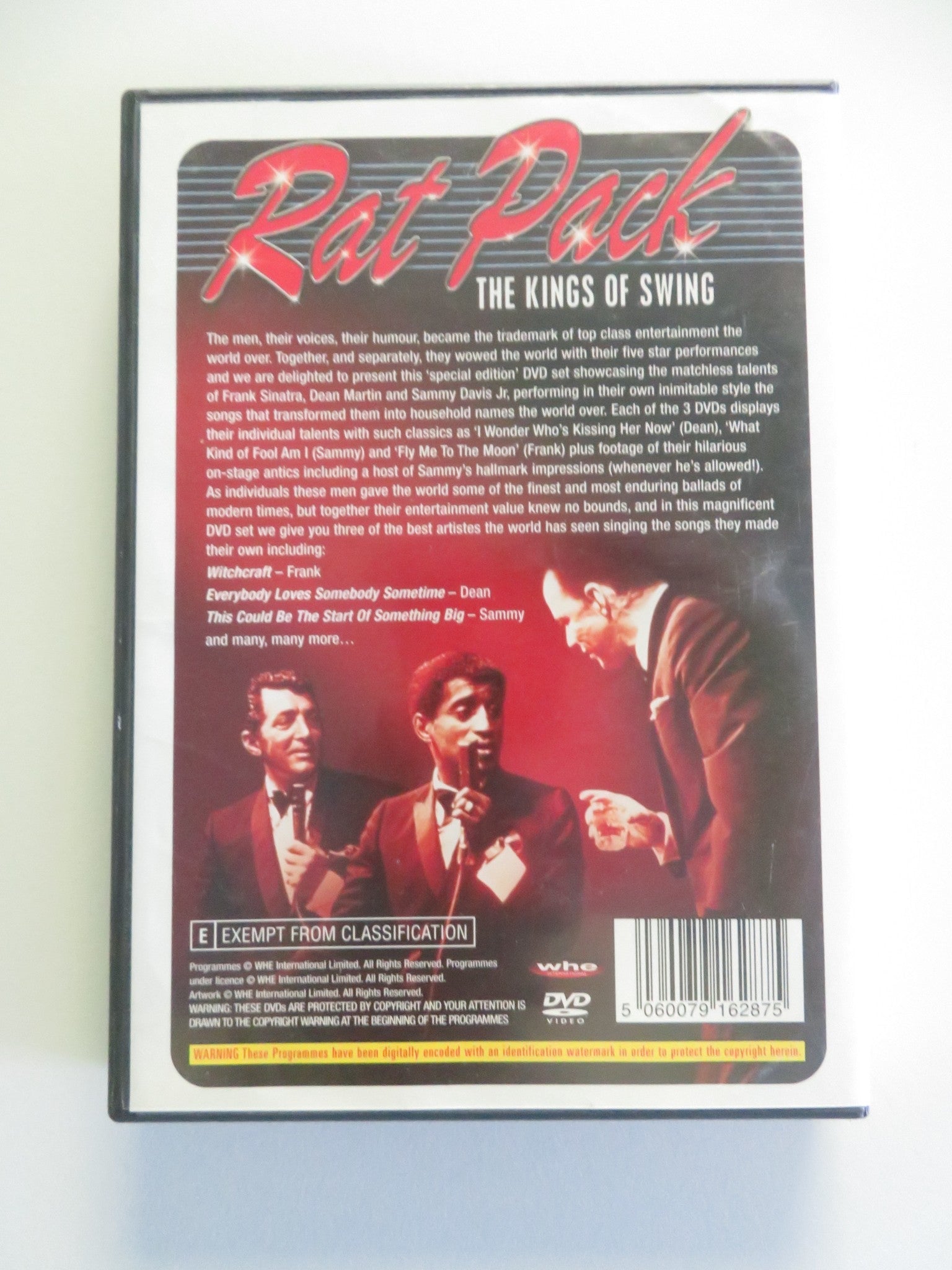 Rat Pack: The Kings Of Swing (DVD BoxSet) Frank Sinatra Dean Martin 2005 Movie posters