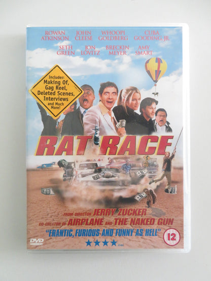 RAT RACE (DVD) ROWAN ATKINSON JOHN CLEESE 2001 REGION 2 Movie posters
