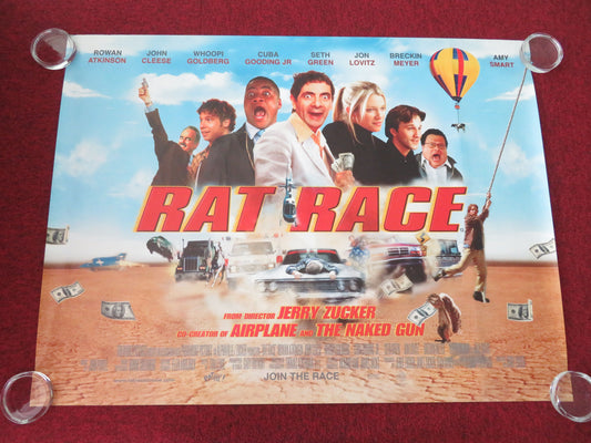 Rat Race UK Quad Rolled Poster Rowan Atkinson John Cleese Whoopi Goldberg 2001 Movie posters