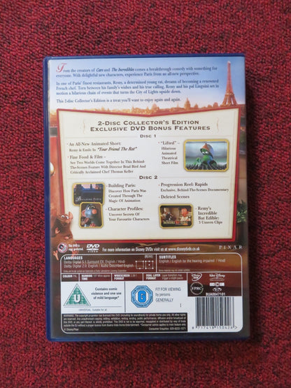RATATOUILLE 2 - DISC COLLECTOR'S EDITION (DVD) DISNEY PATTON OSWALT 2007 REGION 2 Rendezvous Cinema Movie posters