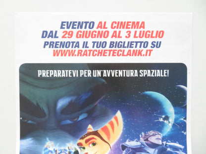 Ratchet & Clank ITALIAN LOCANDINA POSTER Paul Giamatti John Goodman 2016 Movie posters