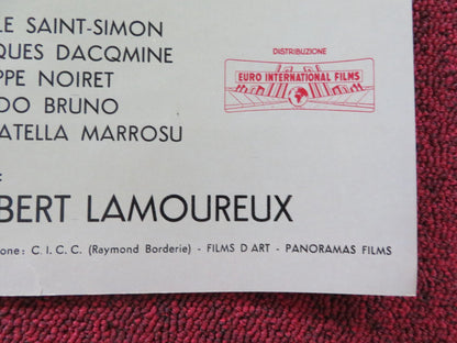 RAVISHING - B ITALIAN FOTOBUSTA POSTER ROBERT LAMOUREUX SYLVA KOSCINA 1960 Rendezvous Cinema Movie posters