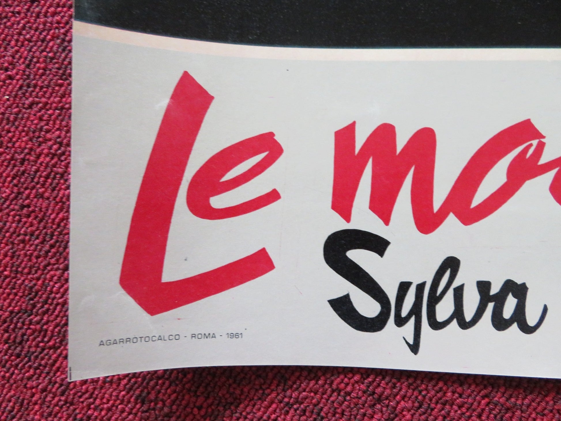 RAVISHING - B ITALIAN FOTOBUSTA POSTER ROBERT LAMOUREUX SYLVA KOSCINA 1960 Rendezvous Cinema Movie posters