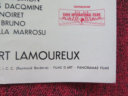 RAVISHING - C ITALIAN FOTOBUSTA POSTER ROBERT LAMOUREUX SYLVA KOSCINA 1960 Rendezvous Cinema Movie posters