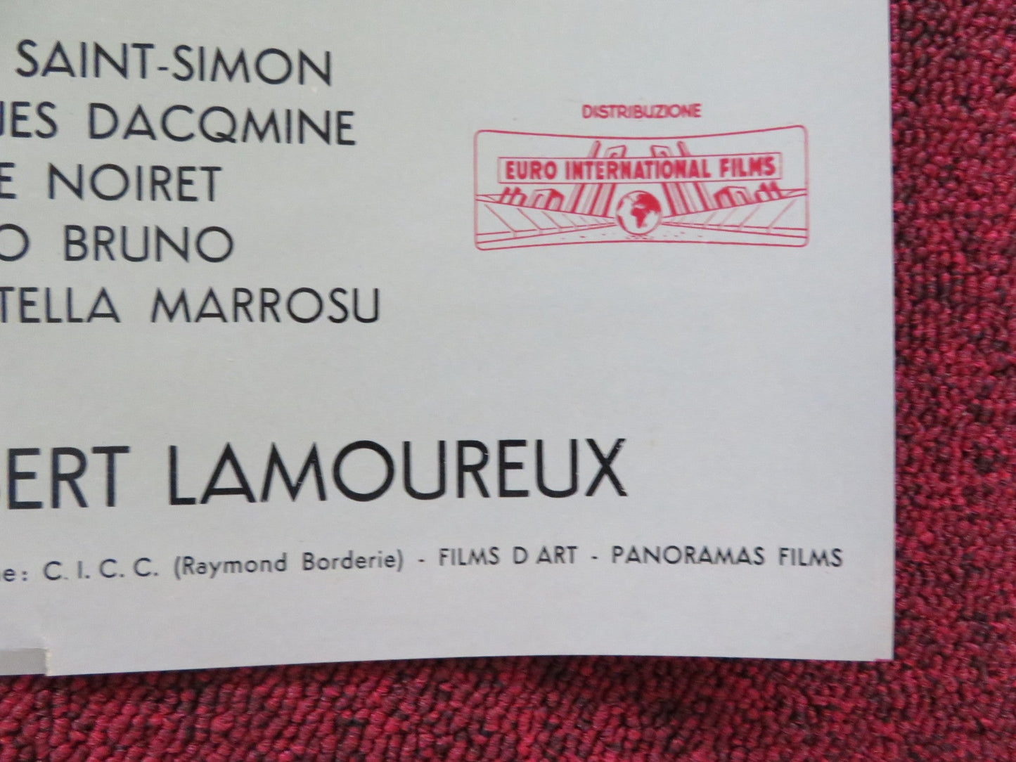 RAVISHING - D ITALIAN FOTOBUSTA POSTER ROBERT LAMOUREUX SYLVA KOSCINA 1960 Rendezvous Cinema Movie posters