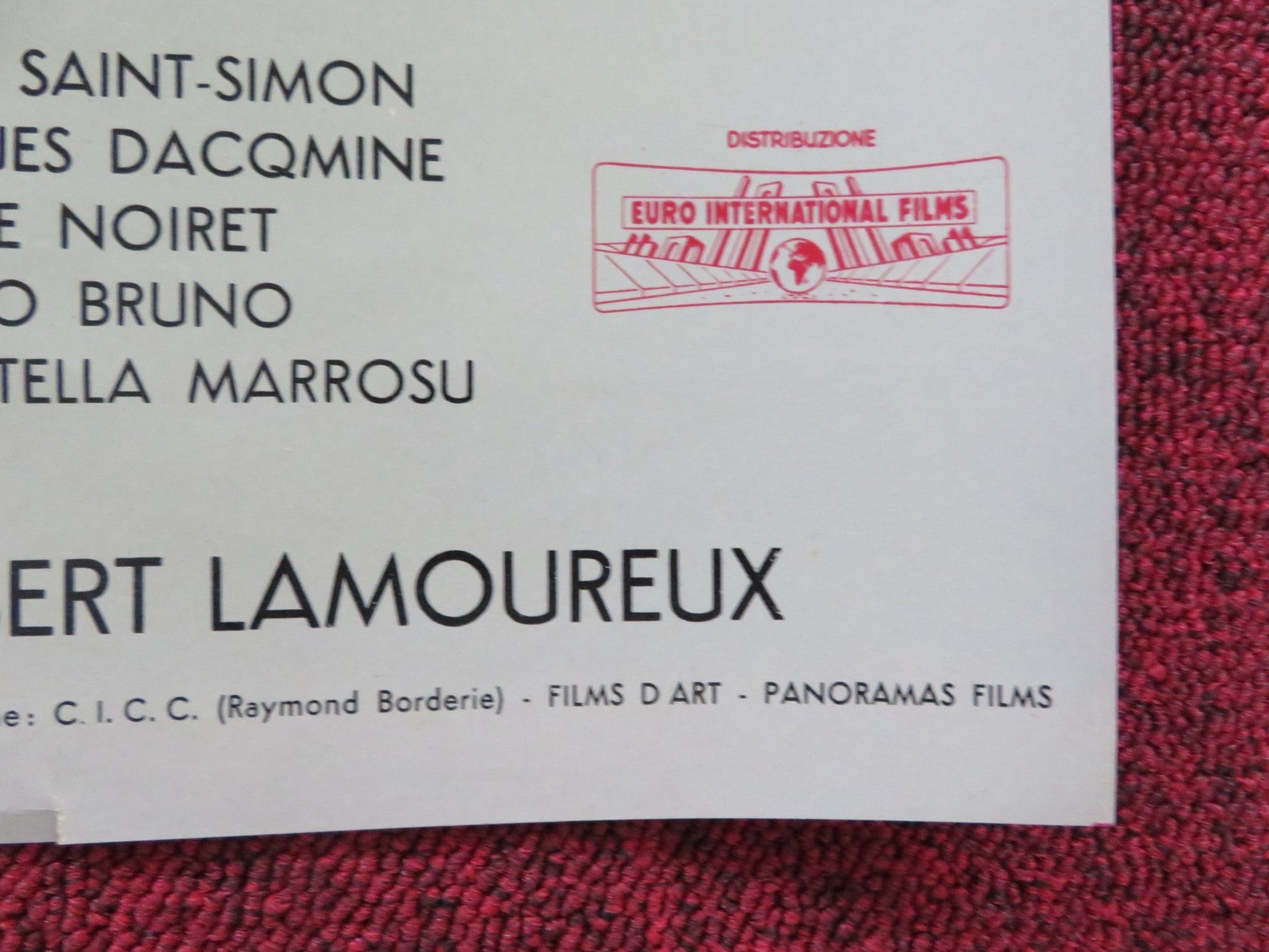 RAVISHING - D ITALIAN FOTOBUSTA POSTER ROBERT LAMOUREUX SYLVA KOSCINA 1960 Rendezvous Cinema Movie posters