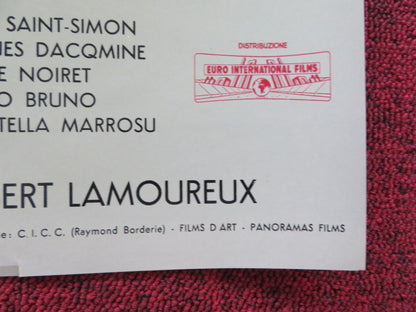 RAVISHING - D ITALIAN FOTOBUSTA POSTER ROBERT LAMOUREUX SYLVA KOSCINA 1960 Rendezvous Cinema Movie posters