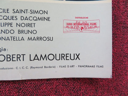 RAVISHING - E ITALIAN FOTOBUSTA POSTER ROBERT LAMOUREUX SYLVA KOSCINA 1960 Rendezvous Cinema Movie posters