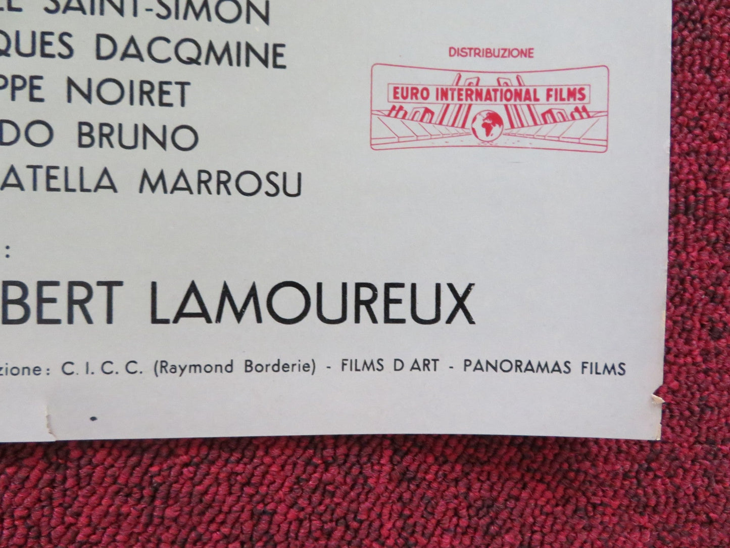 RAVISHING - F ITALIAN FOTOBUSTA POSTER ROBERT LAMOUREUX SYLVA KOSCINA 1960 Rendezvous Cinema Movie posters