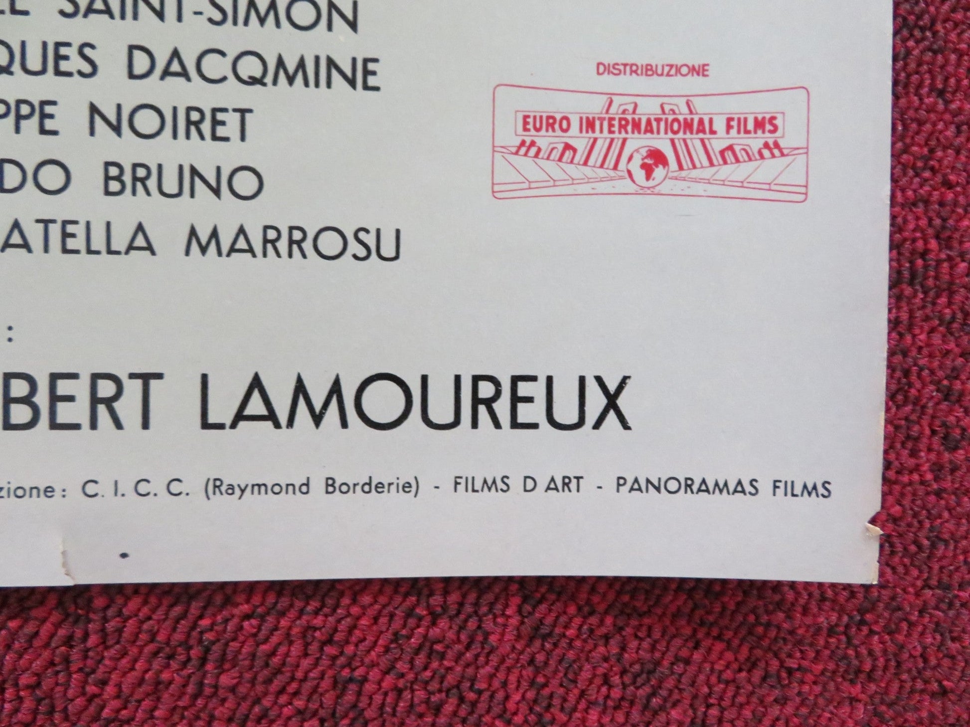 RAVISHING - F ITALIAN FOTOBUSTA POSTER ROBERT LAMOUREUX SYLVA KOSCINA 1960 Rendezvous Cinema Movie posters