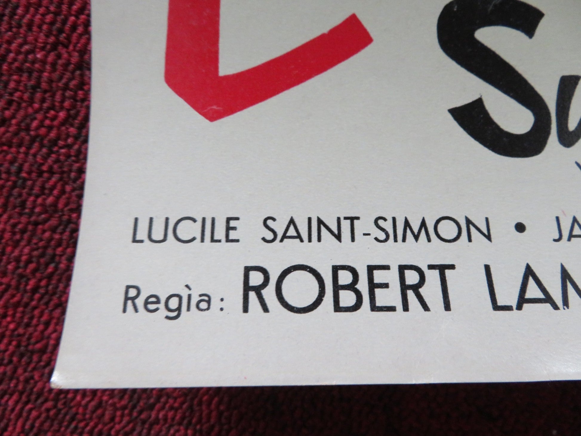 RAVISHING - G ITALIAN FOTOBUSTA POSTER ROBERT LAMOUREUX SYLVA KOSCINA 1960 Rendezvous Cinema Movie posters